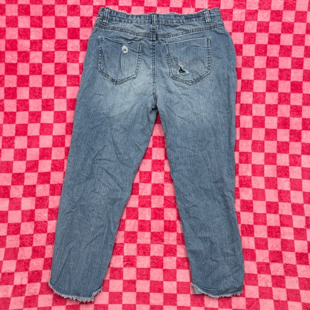 Distressed Blue Jeans for Women - Picture 7 of 7